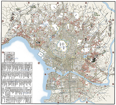 復刻版 御江戸大絵図 詳細見本 | こちずライブラリ